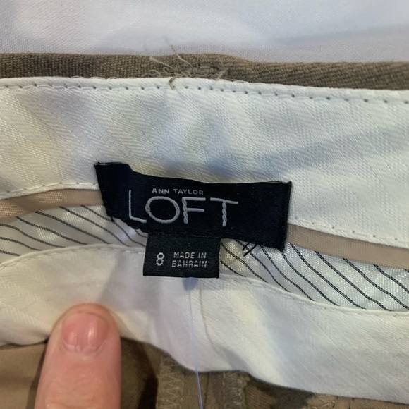 Ann Taylor Tan Trousers with Flared Leg - Picture 7 of 8